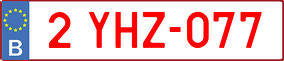 Truck License Plate